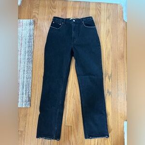 Abercrombie & Fitch Ankle Straight Ultra High Rise Denim